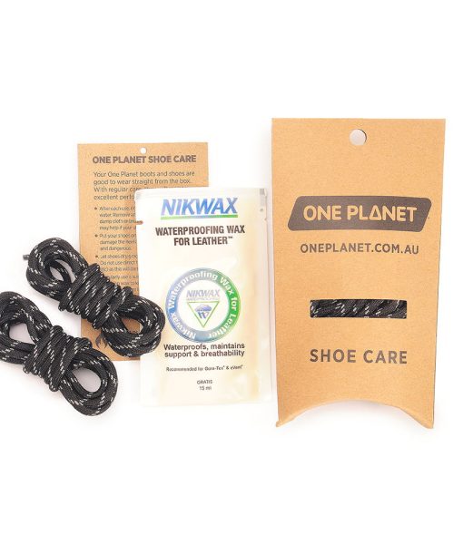 ONE PLANET Shoe Care Kit showing contents