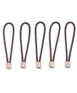 ONE PLANET Zipper Pull set of 5 in Black