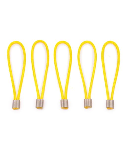 ONE PLANET Zipper Pull set of 5 in Yellow